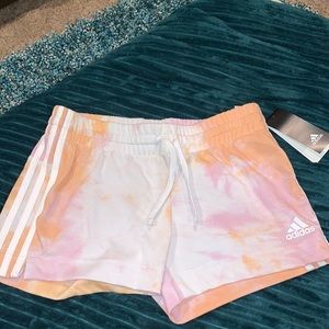 Adidas tie-dye shorts